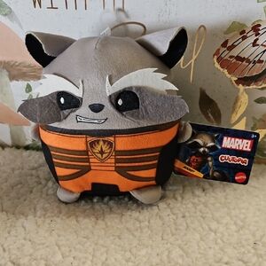 NWT MARVEL GUARDIANS OF THE GALAXY ROCKET STUFFED PLUSH TOY